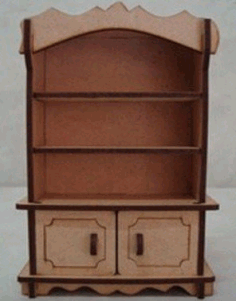 Cupboard For Laser Cut Free Vector File
