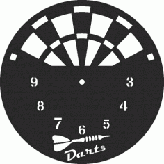Darts Clock Free Vector File