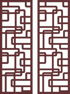 Decor Pattern For Divider For Laser Cutting Free DXF File