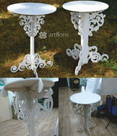 Decor Table Free DXF File
