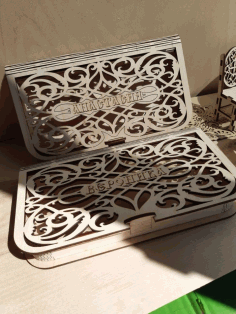 Decorative Money Box For Laser Cut Free DXF File