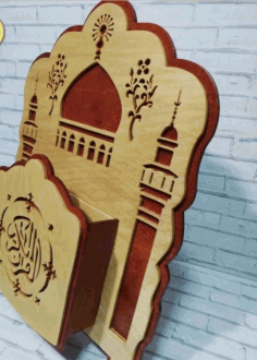 Decorative Quran Holder Free DXF File