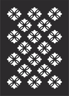 Decorative Screen Patterns For Laser Cutting 106 Free DXF File, Free Vectors File