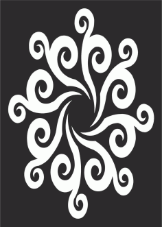 Decorative Screen Patterns For Laser Cutting 113 Free DXF File
