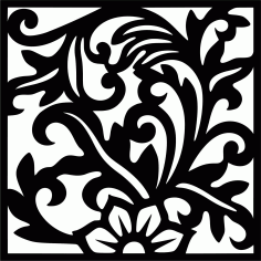 Decorative Screen Patterns For Laser Cutting 12 Free DXF File