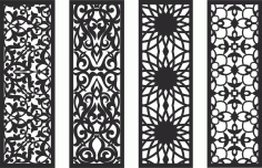 Decorative Screen Patterns For Laser Cutting 131 Free DXF File