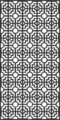 Decorative Screen Patterns For Laser Cutting 167 Free DXF File