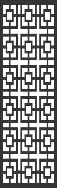 Decorative Screen Patterns For Laser Cutting 172 Free DXF File