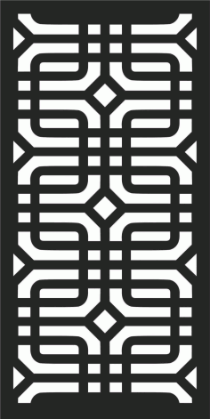 Decorative Screen Patterns For Laser Cutting 191 Free DXF File