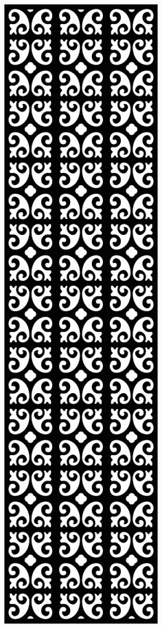 Decorative Screen Patterns For Laser Cutting 1910 Free DXF File