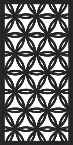Decorative Screen Patterns For Laser Cutting 194 Free DXF File