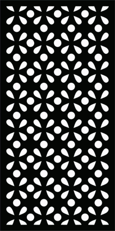 Decorative Screen Patterns For Laser Cutting 199 Free DXF File
