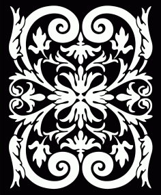 Decorative Screen Patterns For Laser Cutting 39 Free DXF File