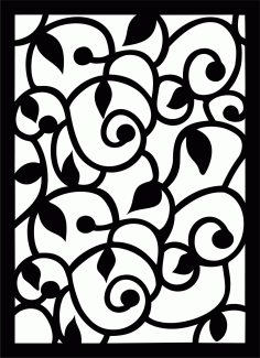 Decorative Screen Patterns For Laser Cutting 41 Free DXF File