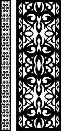 Decorative Screen Patterns For Laser Cutting 6 Free DXF File