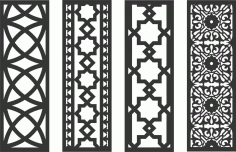 Decorative Screen Patterns For Laser Cutting 61 Free DXF File