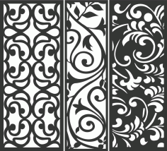 Decorative Screen Patterns For Laser Cutting 64 Free DXF File