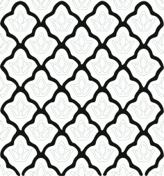 Decorative Screen Seamless For Laser Cut Free Vector File