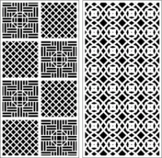 Design Pattern Panel Screen 5990 For Laser Cutting Cnc Free DXF File, Free Vectors File