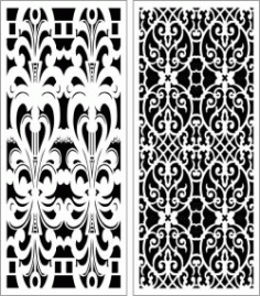 Design Pattern Panel Screen 6053 For Laser Cut Cnc Free Vector File