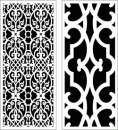Design Pattern Panel Screen 6056 For Laser Cut Cnc Free Vector File
