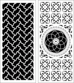 Design Pattern Panel Screen 6063 For Laser Cut Cnc Free Vector File