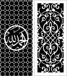 Design Pattern Panel Screen 6107 For Laser Cut Cnc Free Vector File