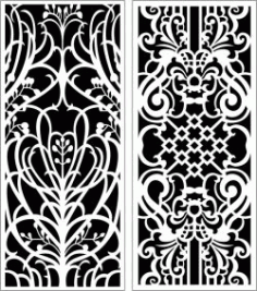 Design Pattern Panel Screen 6113 For Laser Cut Cnc Free Vector File