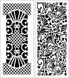 Design Pattern Panel Screen 6116 For Laser Cut Cnc Free DXF File