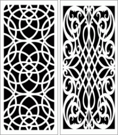 Design Pattern Panel Screen 6158 For Laser Cut Cnc Free DXF File