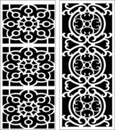 Design Pattern Panel Screen 6159 For Laser Cut Cnc Free Vector File