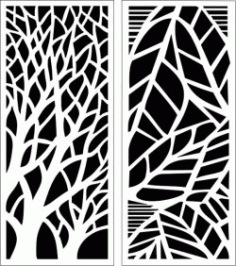 Design Pattern Panel Screen 6199 For Laser Cut Cnc Free Vector File