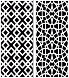 Design Pattern Panel Screen 6204 For Laser Cut Cnc Free Vector File