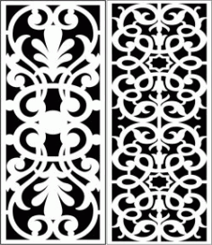 Design Pattern Panel Screen 6205 For Laser Cut Cnc Free DXF File