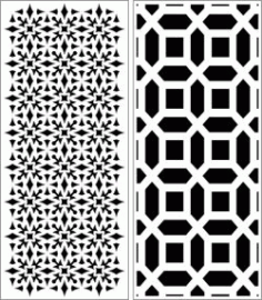 Design Pattern Panel Screen 6243 For Laser Cut Cnc Free Vector File