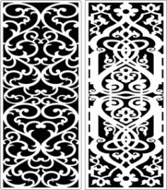 Design Pattern Panel Screen 6245 For Laser Cut Cnc Free Vector File
