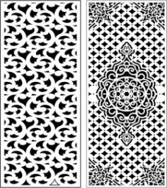 Design Pattern Panel Screen 6249 For Laser Cut Cnc Free Vector File