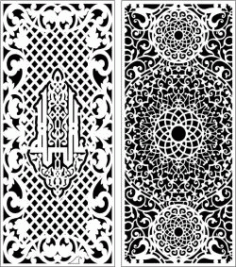 Design Pattern Panel Screen 6314 For Laser Cut Cnc Free Vector File