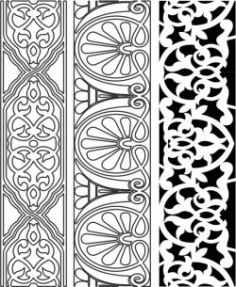 Design Pattern Woodcarving 6152 For Laser Cut Cnc Free Vector File