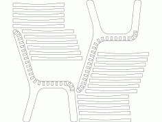 Desk Chair Free DXF File