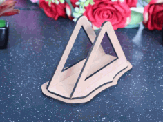 Dining Table Napkin Holder Stand Simple Laser Cutting Free DXF File