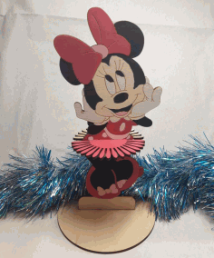Disney Minnie Mouse Napkin Holder For Laser Cut Free Vector File