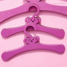 Dog Puppy Pet Clothes Hanger For Laser Cut Free Vector File