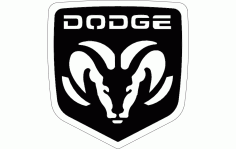 Dogde Logo Free DXF File