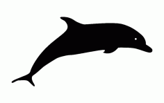 Dolphin Silhouette Free DXF File
