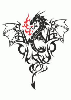 Dragon Tattoo Free Vector File