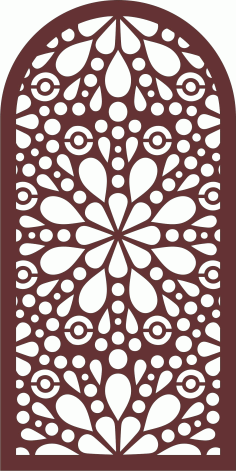 Drawing Room Decorative Screen Design For Laser Cut Free Vector File, Free Vectors File