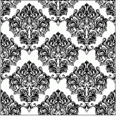 Drawing Room Floral Lattice Stencil Floral Seamless Design For Laser Cut Free Vector File, Free Vectors File