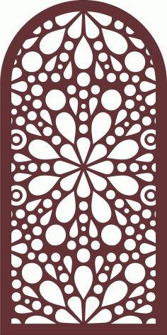 Drawing Room Jali Seamless Pattern For Laser Cut Free Vector File