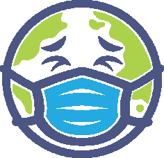Earth Wearing Mask Free DXF File